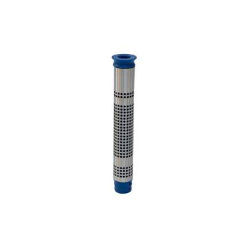Perforated stainless steel standpipe with plastic insert tube - h = 255 mm