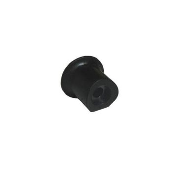 Composiethouder ronde buis ø38mm - zwart