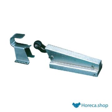 Stainless steel door catch - gas spring - surface mounted
