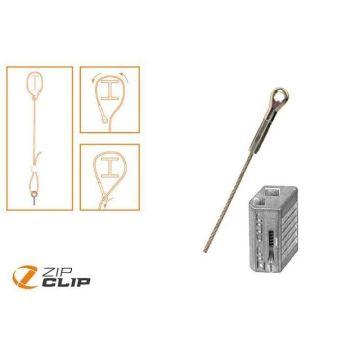 Zip-lock ophangsysteem met oog 3 mtr - belasting 50kg - 10 pce pck