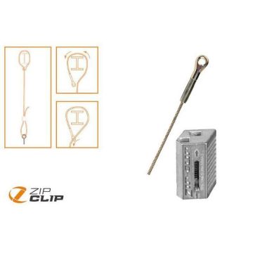 Zip-lock ophangsysteem met oog 5 mtr - belasting 120kg - 10 pce pck