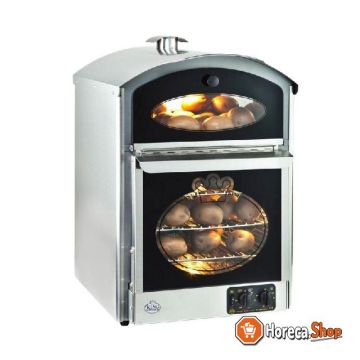 Aardappel oven 60+60 aardappelen - 510x580x(h)750mm - 230v/3kw