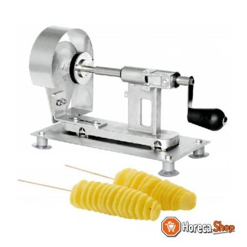Aardappel twister maker - snij dikte 2,25mm - rvs - 34x15x(h)22cm