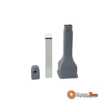 Standing ashtray / cigarette butt pillar 305x305x980 mm