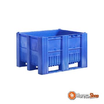 Pallet box - 1200x1000x740 mm seamlessly closed - 3 runners