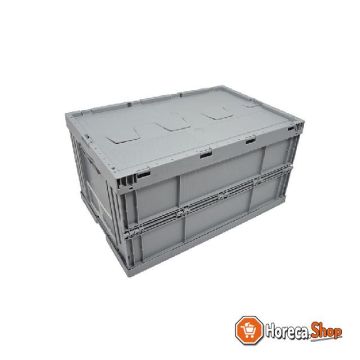 Euronorm folding box 600x400x320 mm with lid