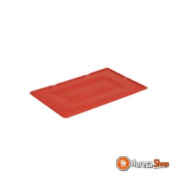 Red lid for pb-e1 / e2 / e3 meat crates 600x400 mm