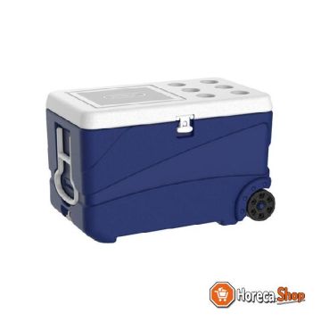 Isotherme container - 65 l met 2 wielen ice box pro - 750 x 470 x 470 mm