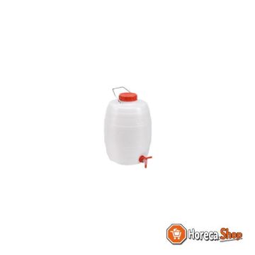 Water bucket - 20 l - with drain tap hxø: 410x292 mm