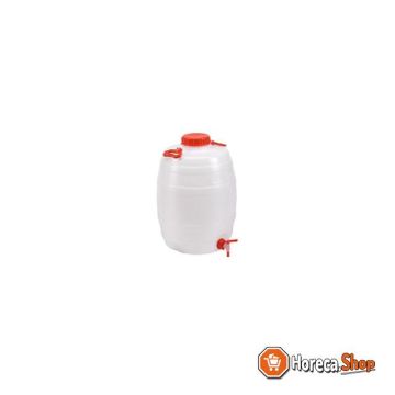 Water bucket - 25 l - with drain tap hxø: 440x320 mm