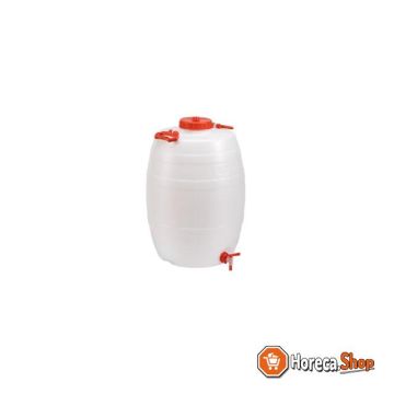 Water bucket - 50 l - with drain tap hxø: 560x390 mm