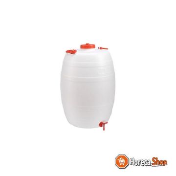 Seau à eau - 100 l - avec robinet de vidange hxø: 710x490 mm