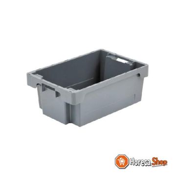 Rota turn-stacking crate 600x400x200 mm bottom