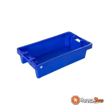 Fish crate - stackable-nestable 800x450x190 mm - blue - 20 kg / 35l