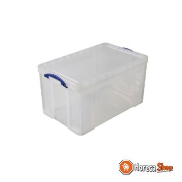 Transparent box with lid 440x710x380 mm - 84l
