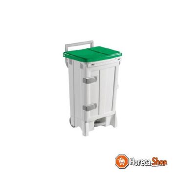Waste container with pedal