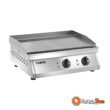 Electric grill plate (grooved) model fry top gh 610 r