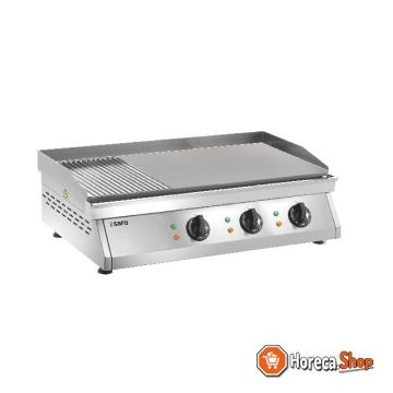 Electric grill plate (grooved smooth) model fry top gh 760 r