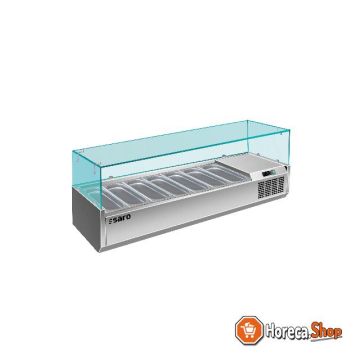 Design refrigerated display case - 1 3 gn model vrx 1600 380