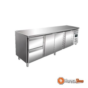 Établi réfrigéré  avec jeu de tiroirs avec 2 tiroirs modèle kylja 4110 tn