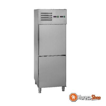Réfrigérateur congélateur  avec refroidissement par ventilateur modèle gn 60 dtv