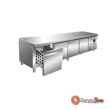 Undercounter refrigerated bench with drawers model ugn 4100 tn-4s