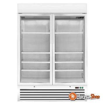 Freezer with fan cooling 2 glass doors model d 920