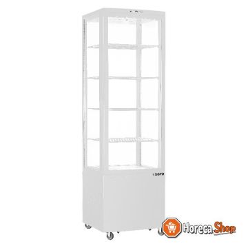 Refrigerated display case, 235 liters model sven white