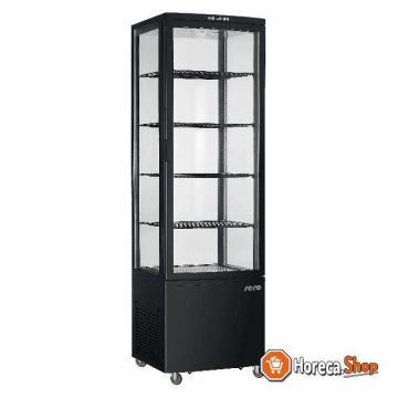 Refrigerated display case, 235 liters model sven black