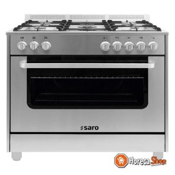 Multi-functional gas stove with electric oven model ts95c61lx