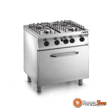 Fast-series gas stove with gas oven modell f7   fug4lo