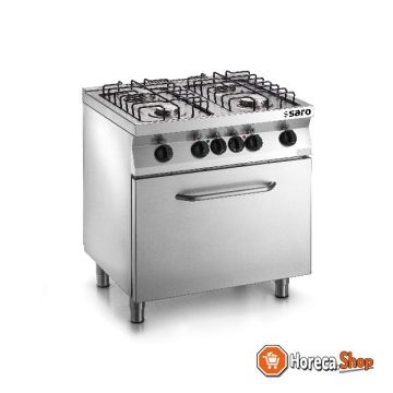 Fast-series gas stove with electric oven modell f7   fug4le