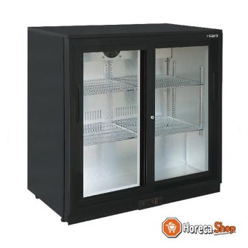 Bar cooler with sliding doors model bc 198 sd