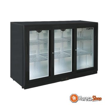 Bar cooler with sliding doors model bc 320 sd
