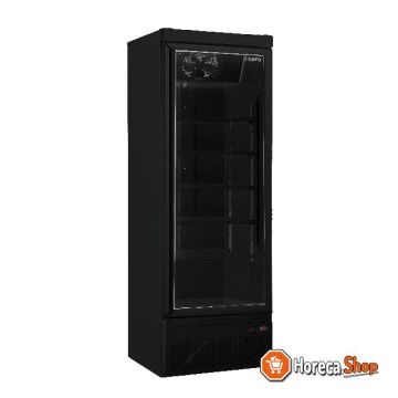 Freezer with glass door - black model gtk 560