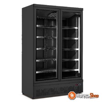 Freezer with glass door - black model gtk 930