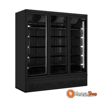 Freezer with glass door - black model gtk 1480 s