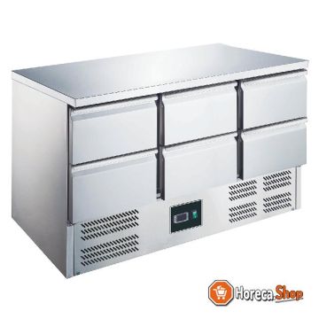 Refrigerated working table modell es 903 s s top 0