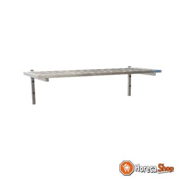 Wall shelf with open grid, 1400mm