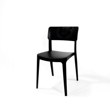 Wing stapelstoel zwart, 50916