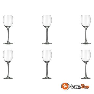 Plaza wijnglas 25 cl hoog (set van 6)