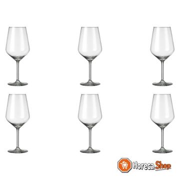 Carre wijnglas 53 cl(set van 6)