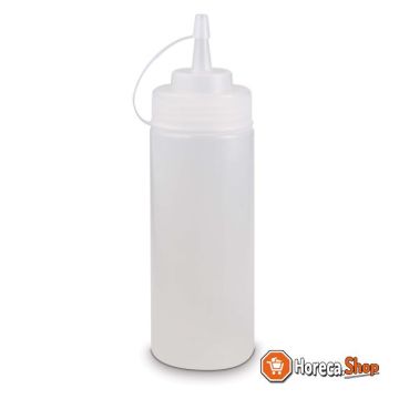Squeeze bottle 0.34 trsp white