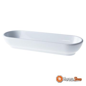 Dish 30x10 ov white