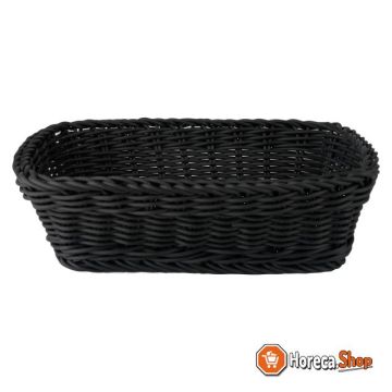 Basket 31x21x9 rh black