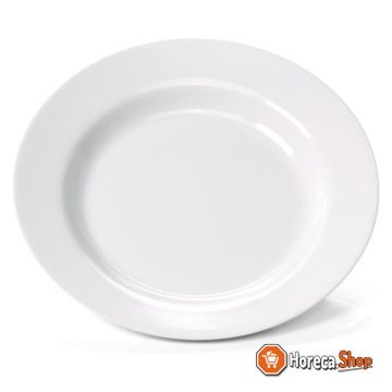 Deep 23 white plate
