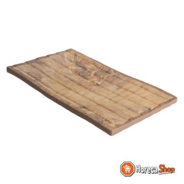 Dish 27x15.5 rh wood