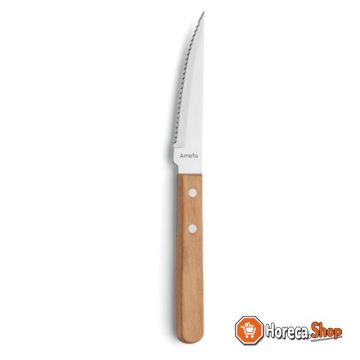 Steak knife wood 210 7000