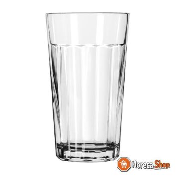 Paneled longdrinkglas 35 cl (set van 12)