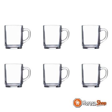 Tea glass 25 clear empilable
